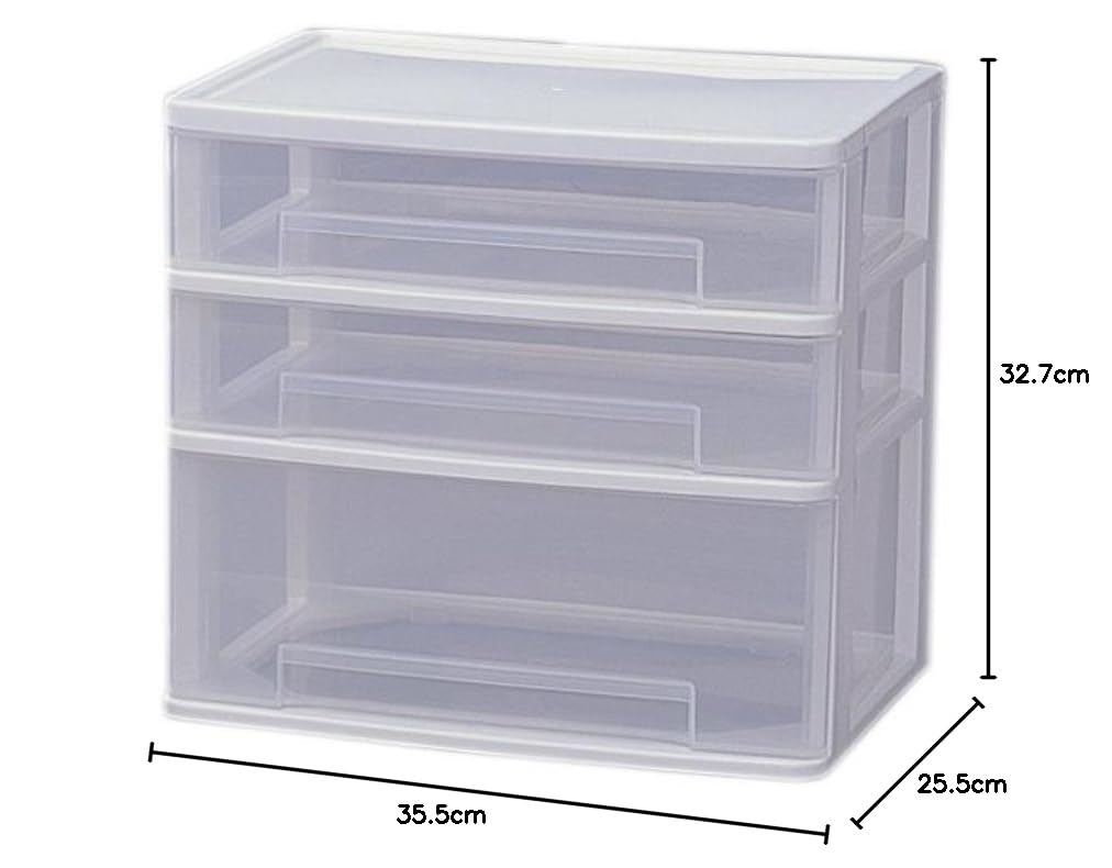 Amazon｜アイリスオーヤマ チェスト テーブルチェスト ワイド 幅35.5